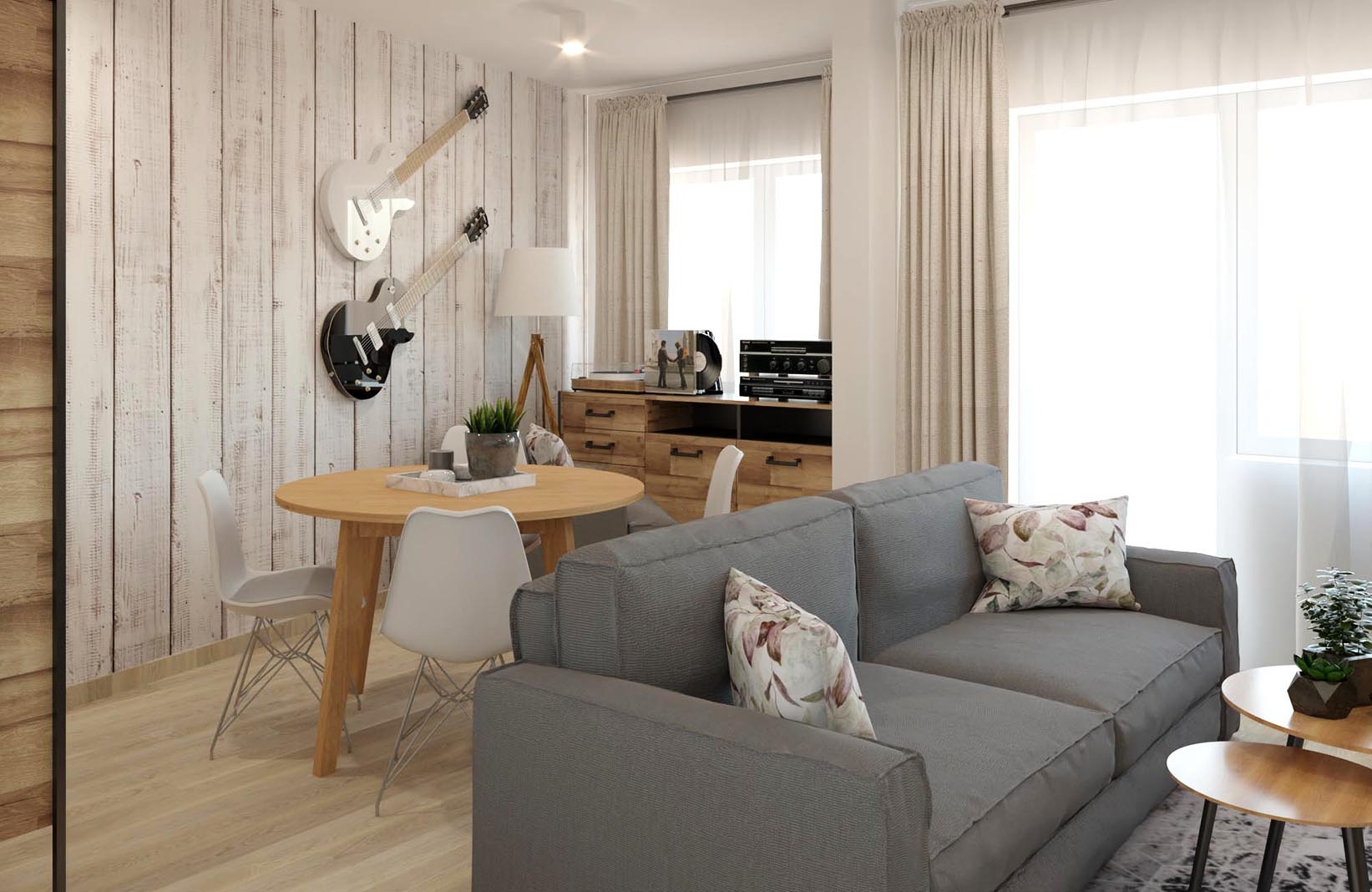 Ako oddeliť obývaciu izbu od jedálne?