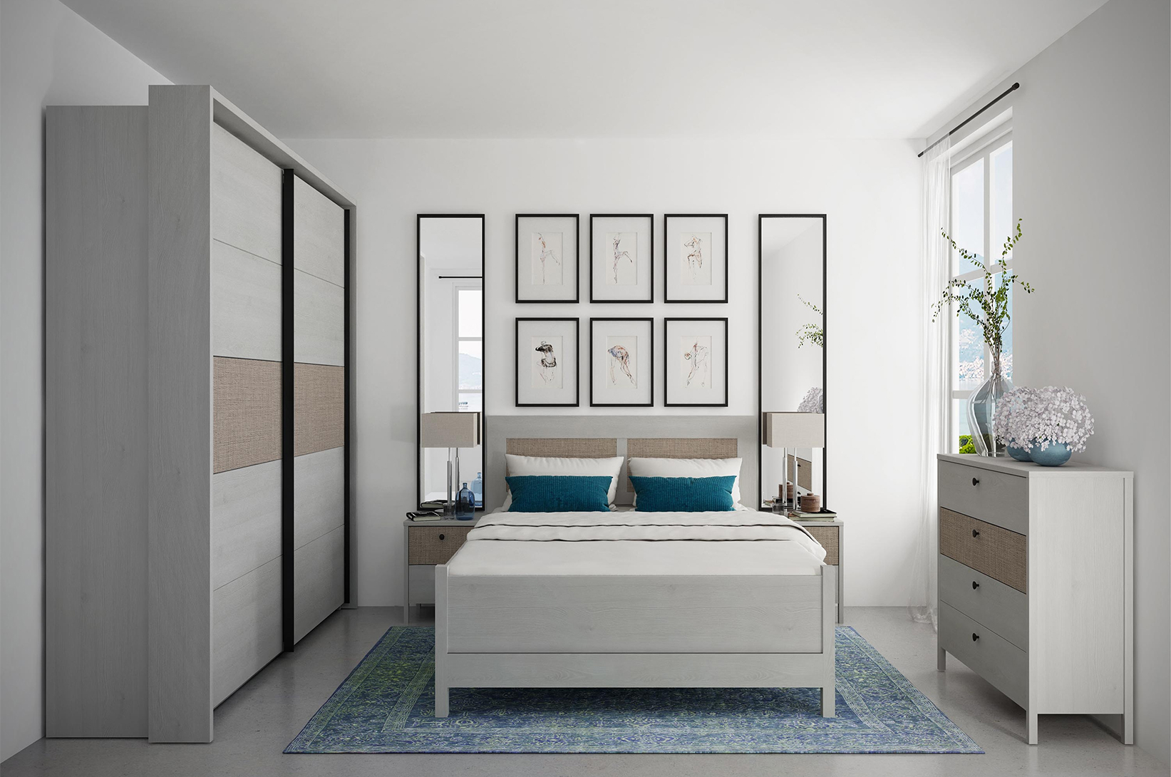 Inšpirácie do modernej spálne