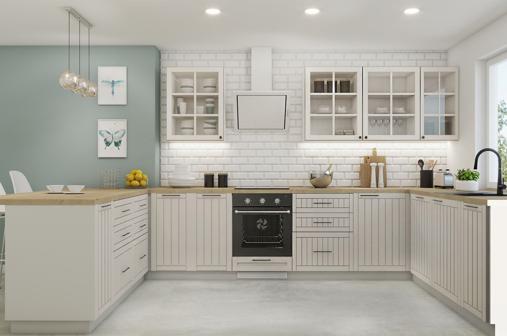 Nábytok v štýle Hampton