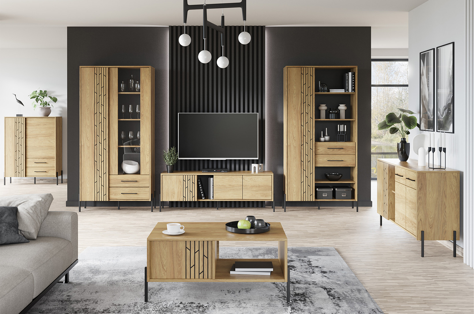 Moderná obývacia izba – aranžmány a inšpirácie