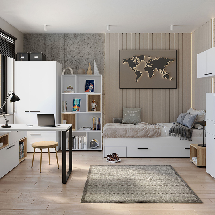 Písací stôl pod oknom. Ako ho začleniť do aranžmánu?