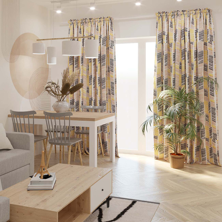 Usporiadanie okna v obývacej izbe v paneláku