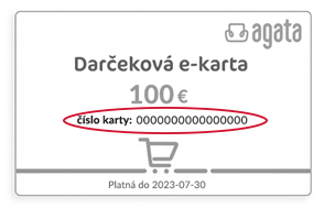 Šablóna darčekovej e-karty