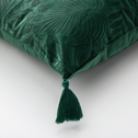 Zamatová obliečka na vankúš ADRIA zelená 45x45 cm