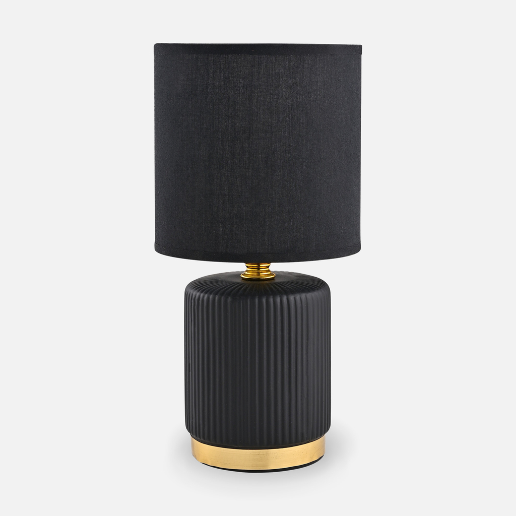 Stolová nočná lampa čierna 27,5 cm