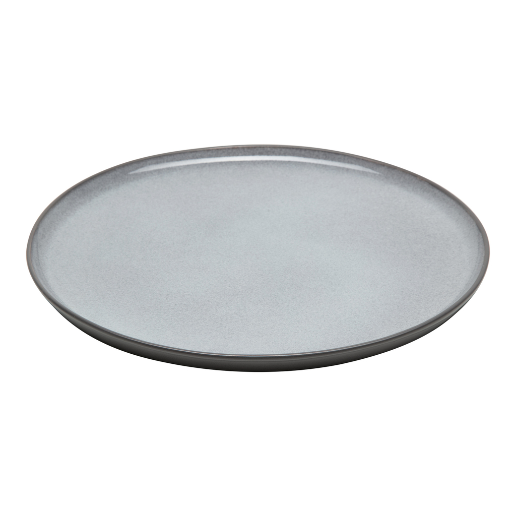 Plytký keramický tanier ZUZE sivý 27 cm