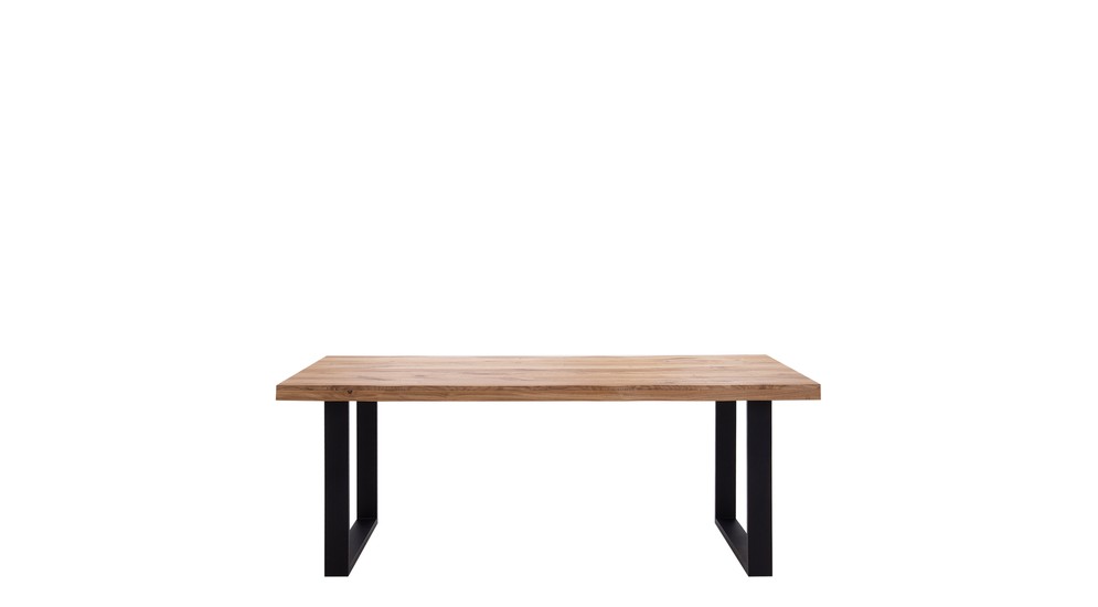 Stôl s drevenou vrchnou doskou MONTI 200 cm
