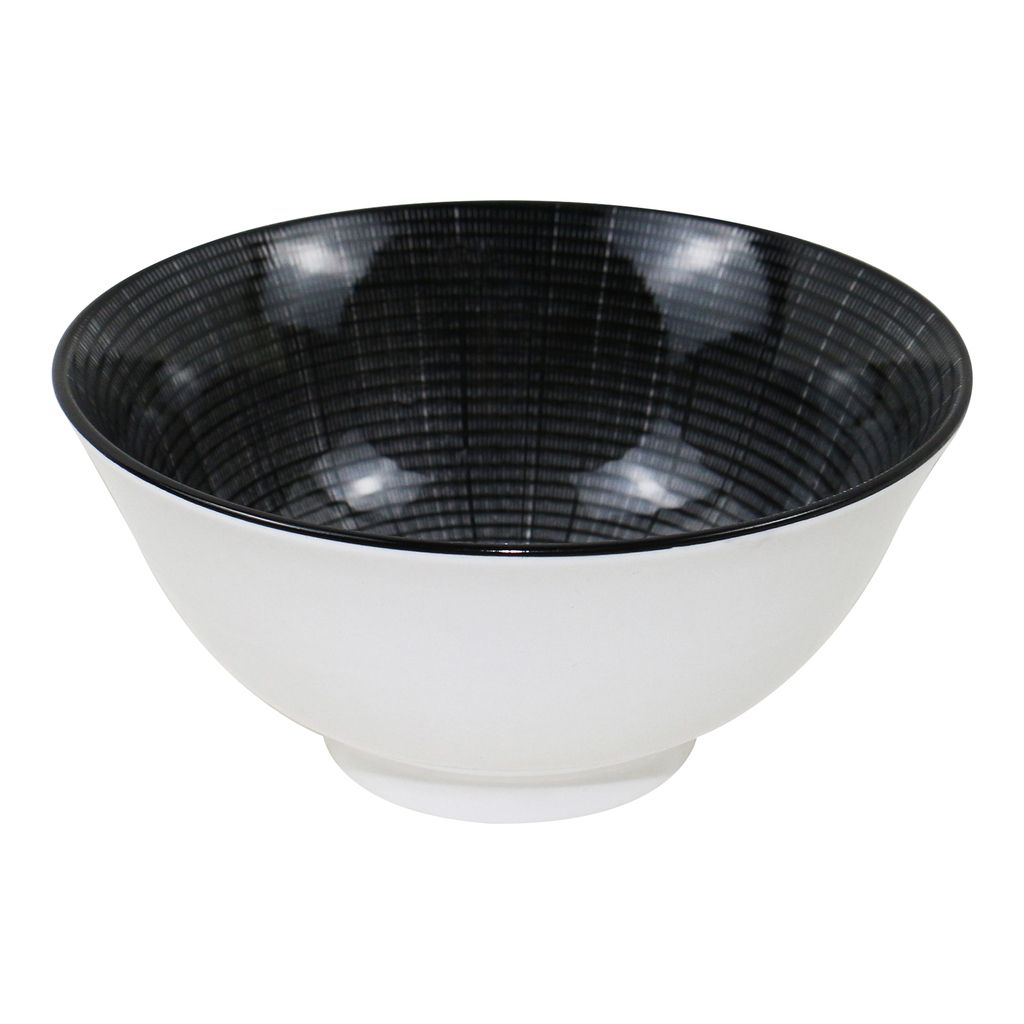 Porcelánová šalátová misa OTTICO bielo-čierna 280 ml