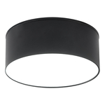 Stropné svietidlo LED teplá farba 3000K čierna SOLARI 12 cm