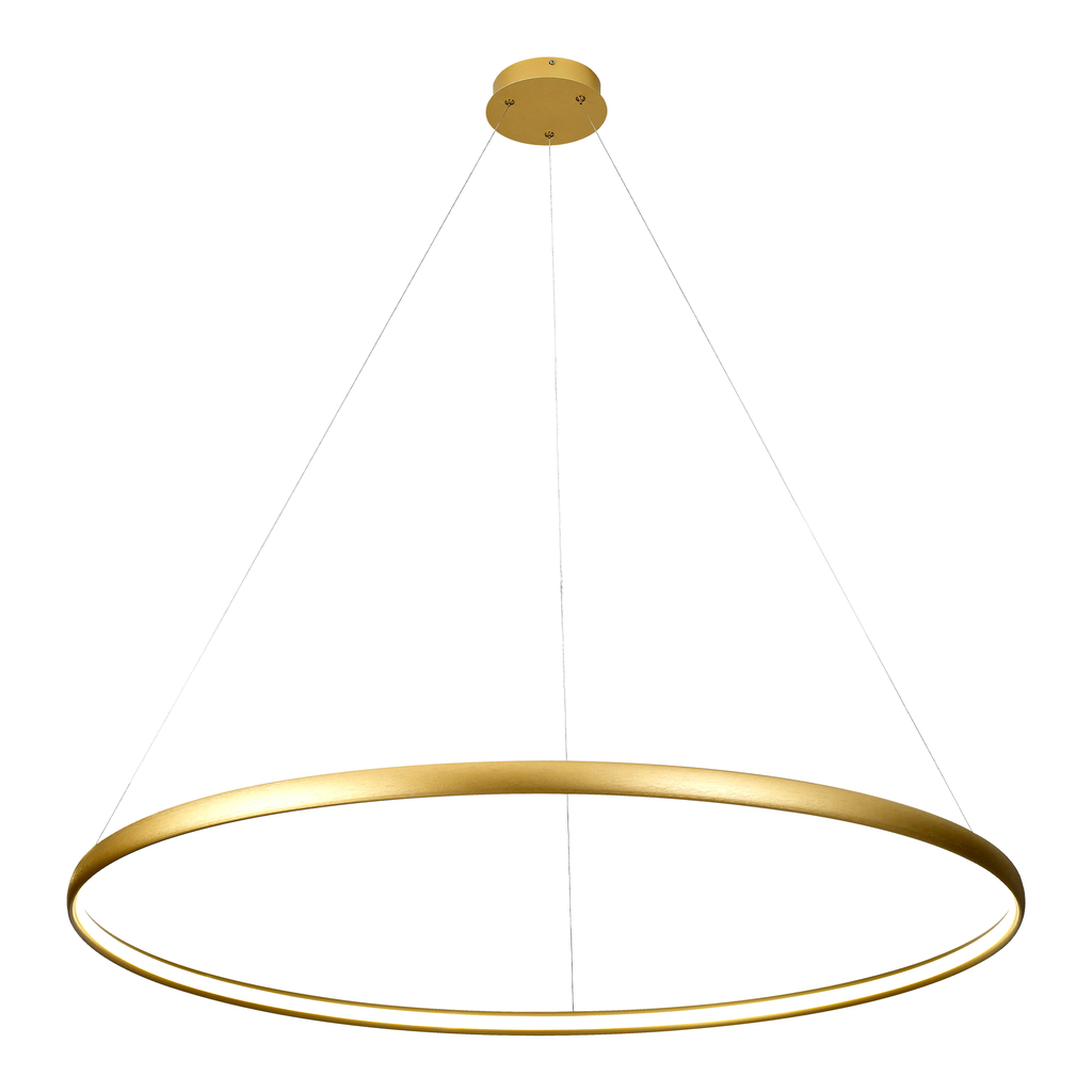 LED luster na lanku zlatá CARLO 120 cm