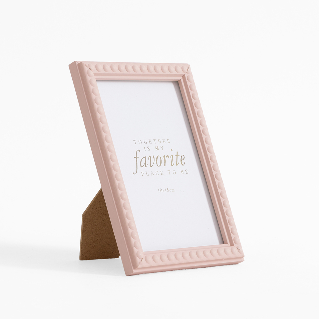 Rám na fotografie 10x15 cm ružový
