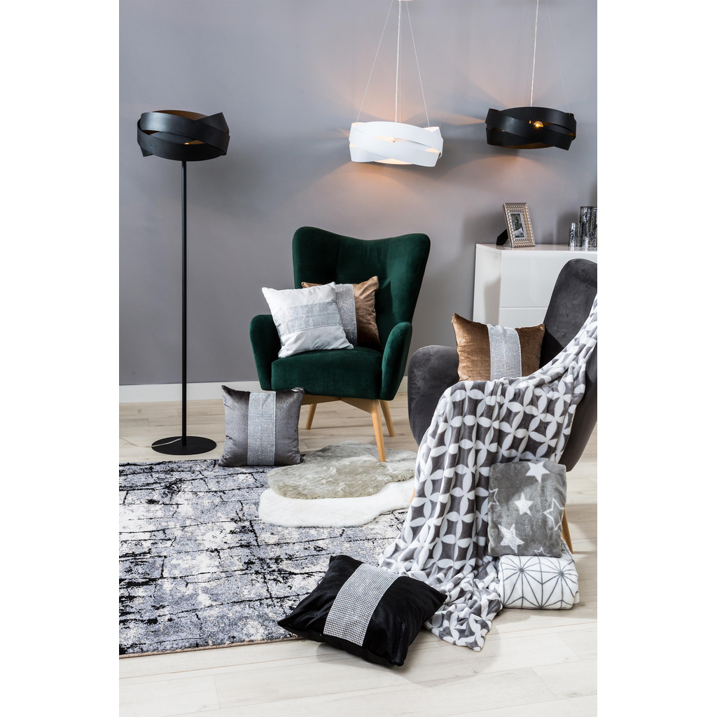 Moderná stojacia lampa TORNADO biela