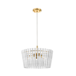 Závesné svietidlo BACH glamour zlaté 41 cm