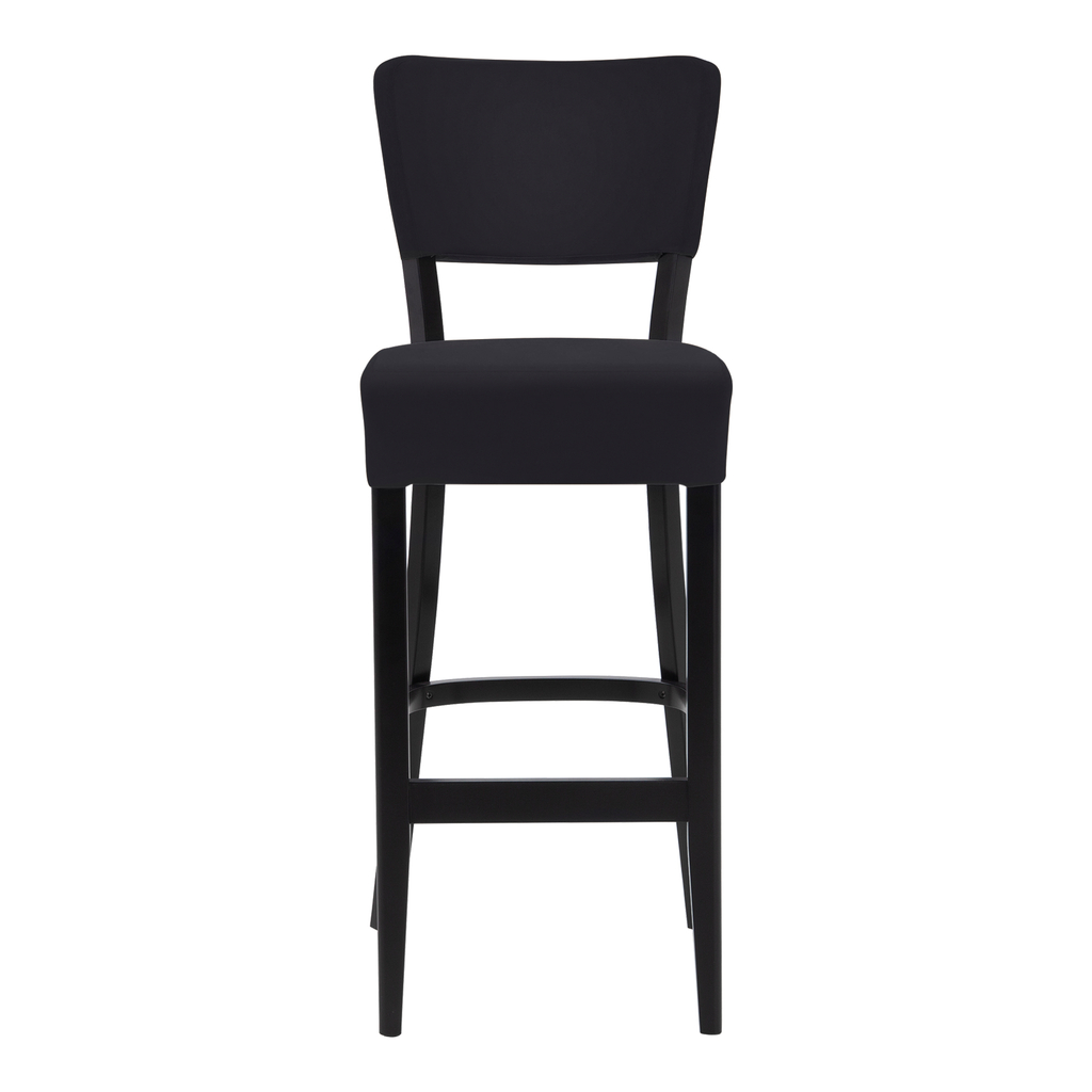 Čierna barová stolička RYAN