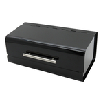 Chlebník kovový čierny 36 x 22 x 14 cm