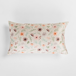 Dekoračná kvetinová obliečka na vankúš DAISY krémová 30x50 cm