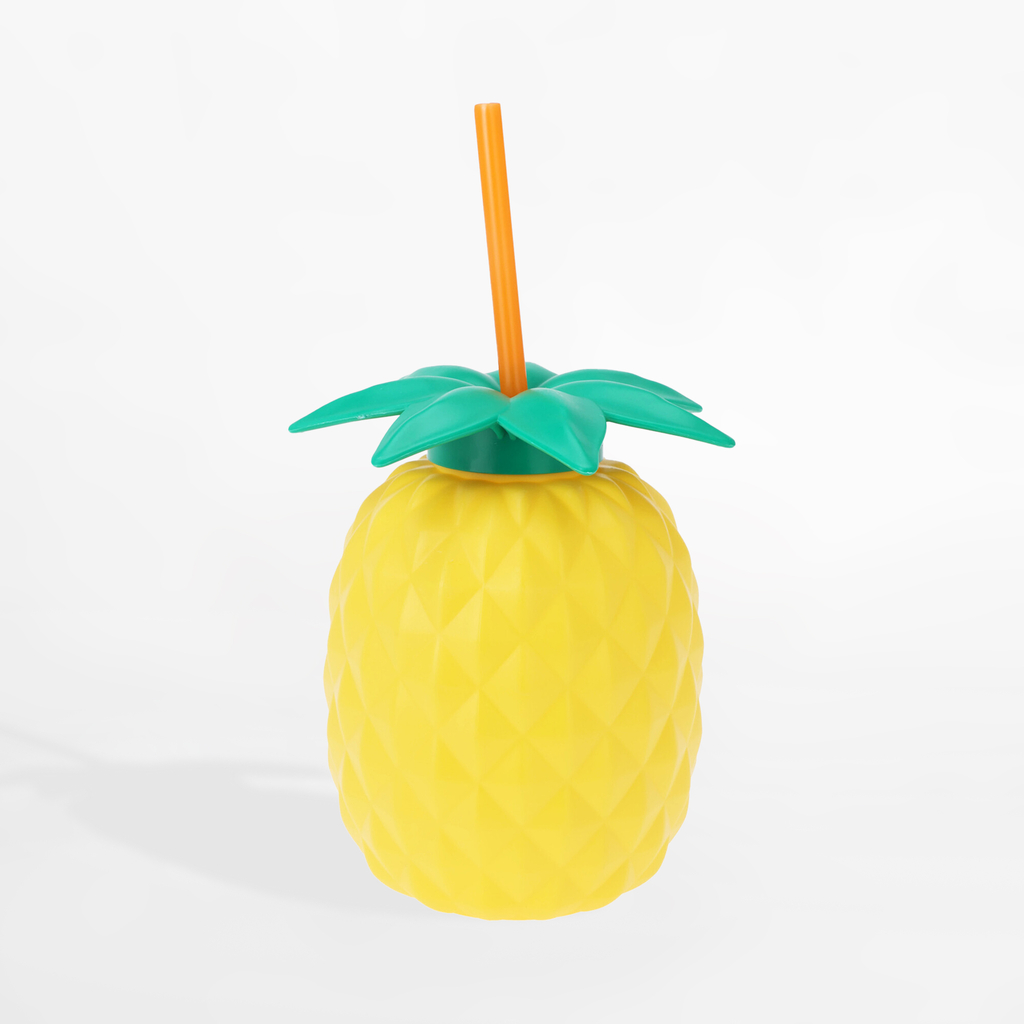 Pohár na tropické ovocie so slamkou, 850 ml MIX