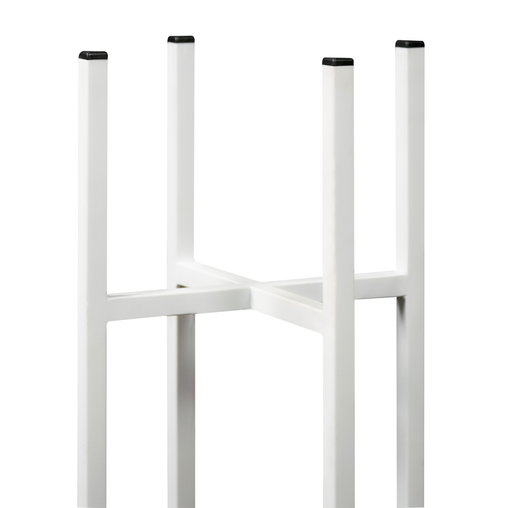 Kovový stojan na kvetináč ANGERS biely