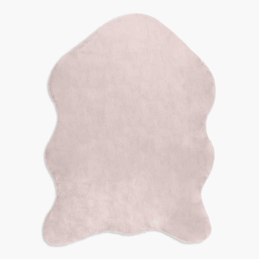 Koberec z umelej kožušiny RABBIT béžový, 60x90 cm