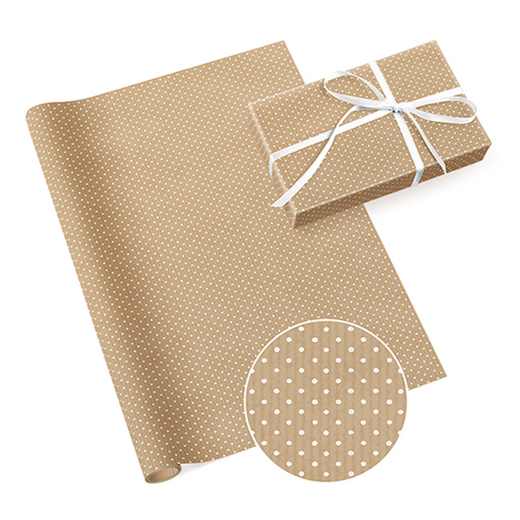 Darčekový papier KRAFT MIX 70x200 cm