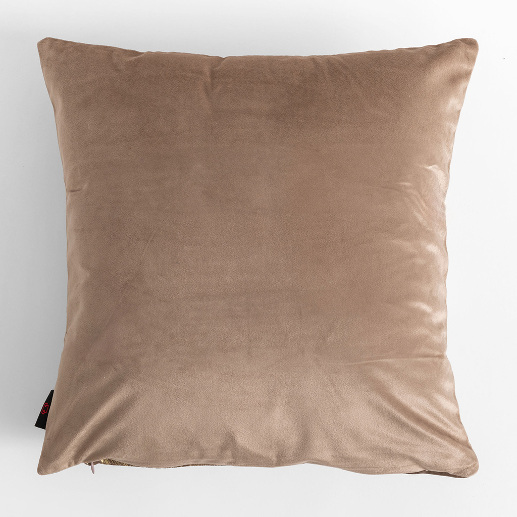 Obliečka na vankúš s motívom monstery béžovej farby AMBRO 45x45 cm