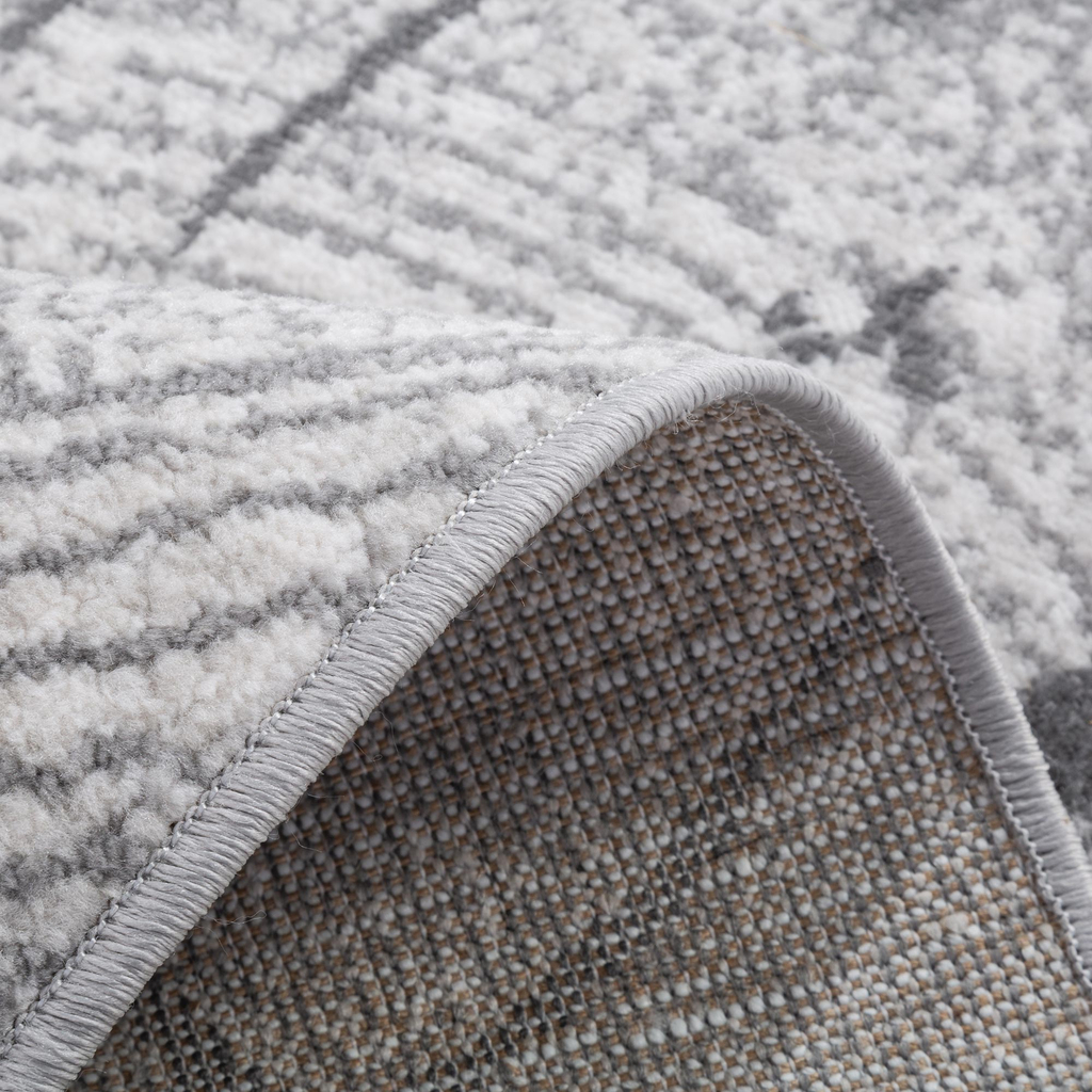 Koberec vzor prierez stromu sivý MIRACLE 80x150 cm