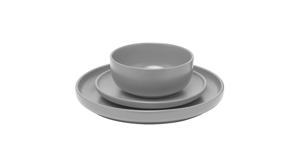 Miska hlboký tanier šedý RENE 690 ml