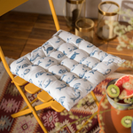 Podsedák na stoličku modré rybičky SEA 40x40 cm