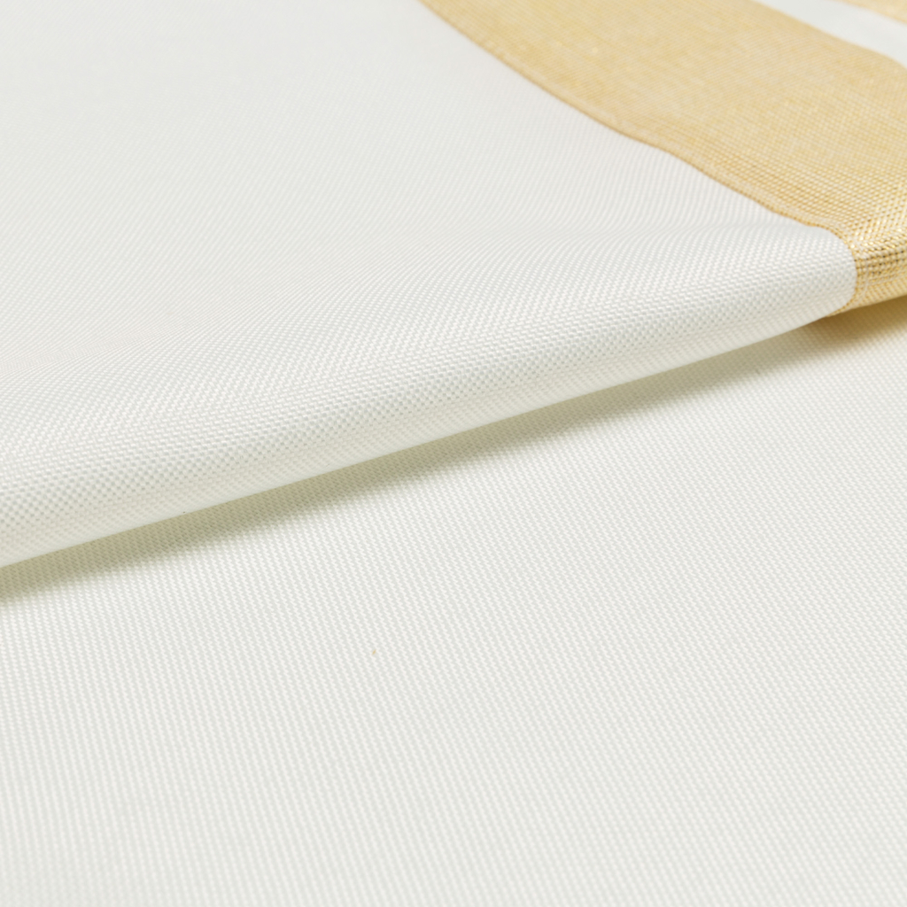 Behúň bielo-zlatý CADRE 40x120 cm