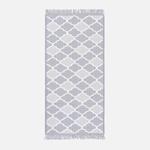 Sivý koberec v marockom vzore ALBORG 50x80 cm