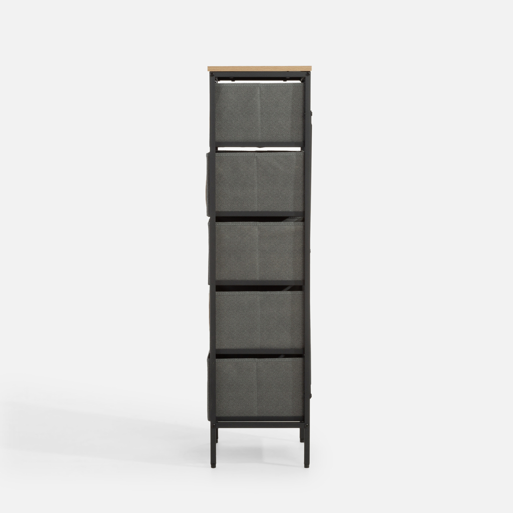 Vysoká komoda z textilu LENISSO