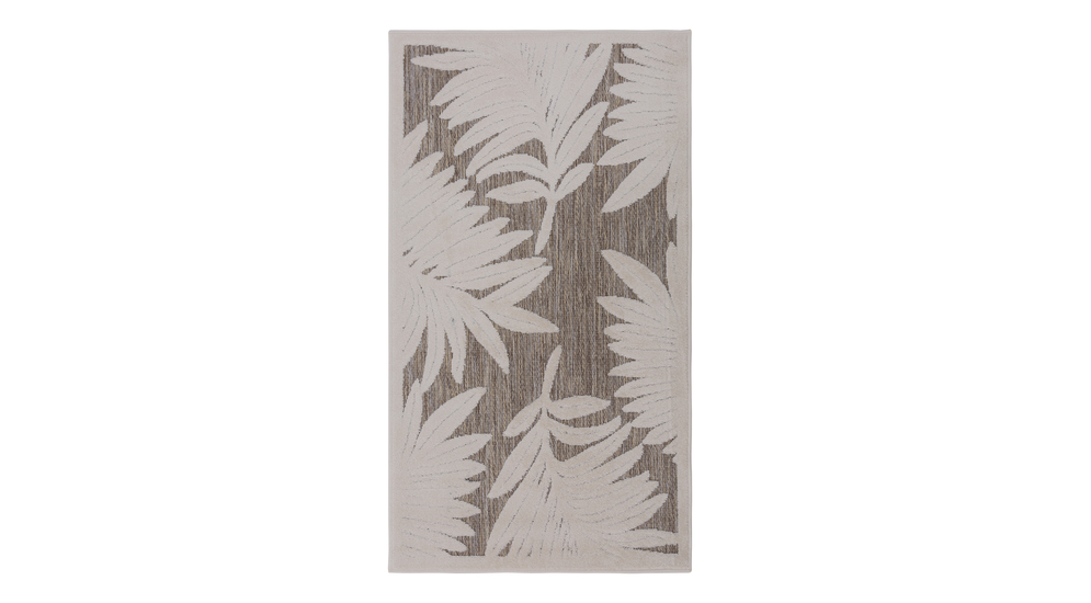 Vonkjší koberec s listovým vzorom BOLONIA 80x140 cm