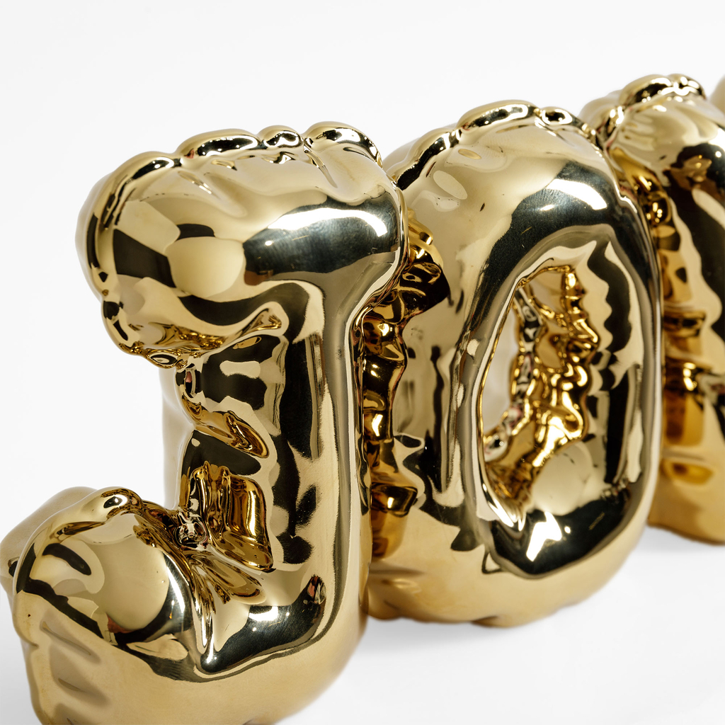 Dekorácia nápis JOY zlatá