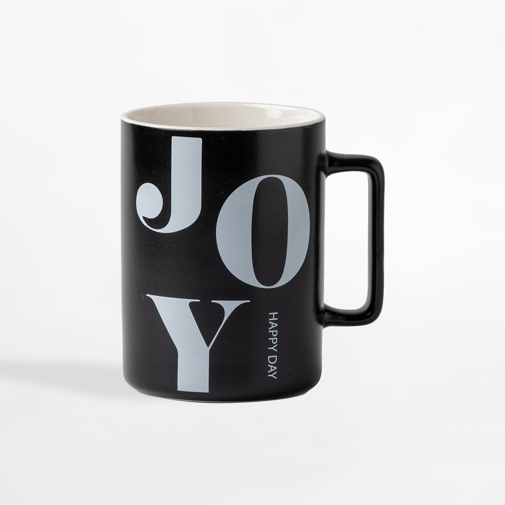 Čierny hrnček JOY 400 ml