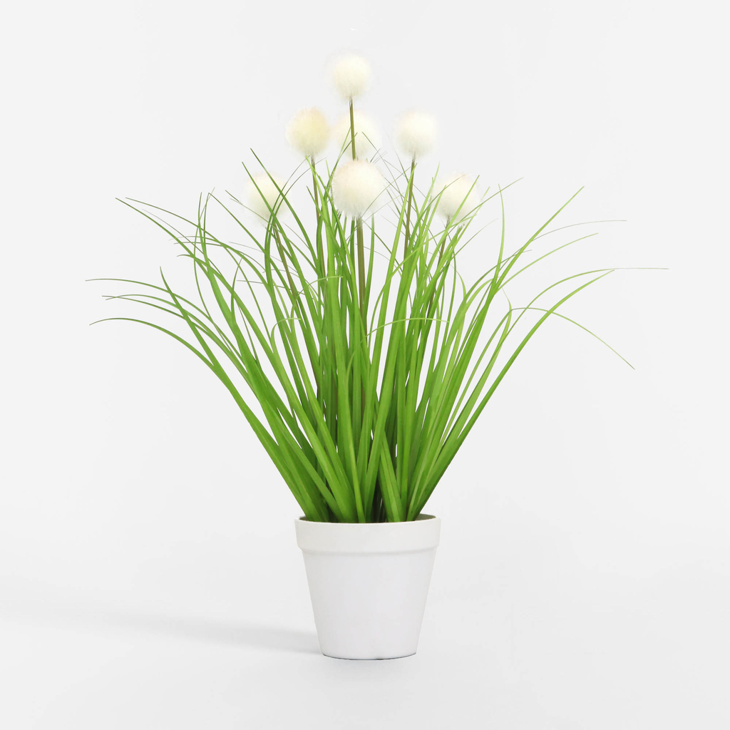 Umelá tráva v kvetináči 43 cm