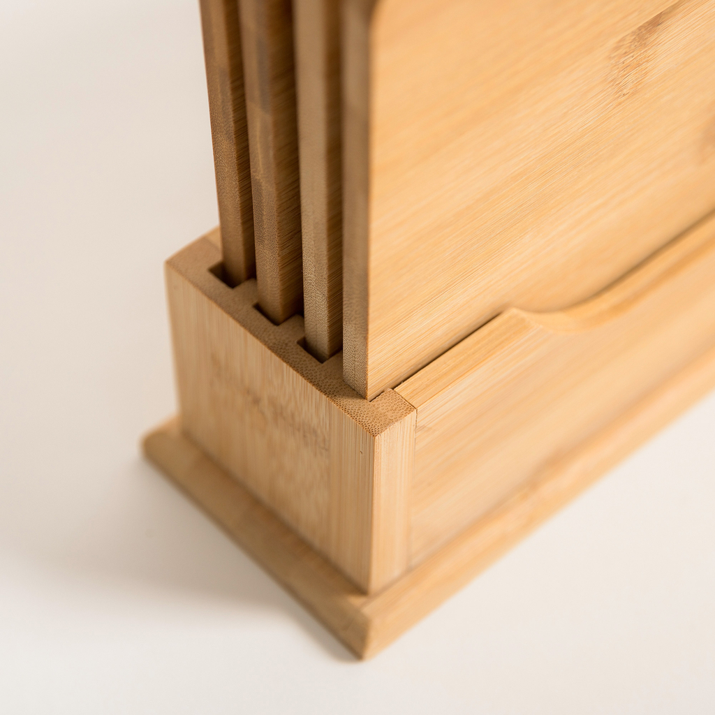 Súprava bambusových dosiek na krájanie, 4 kusy