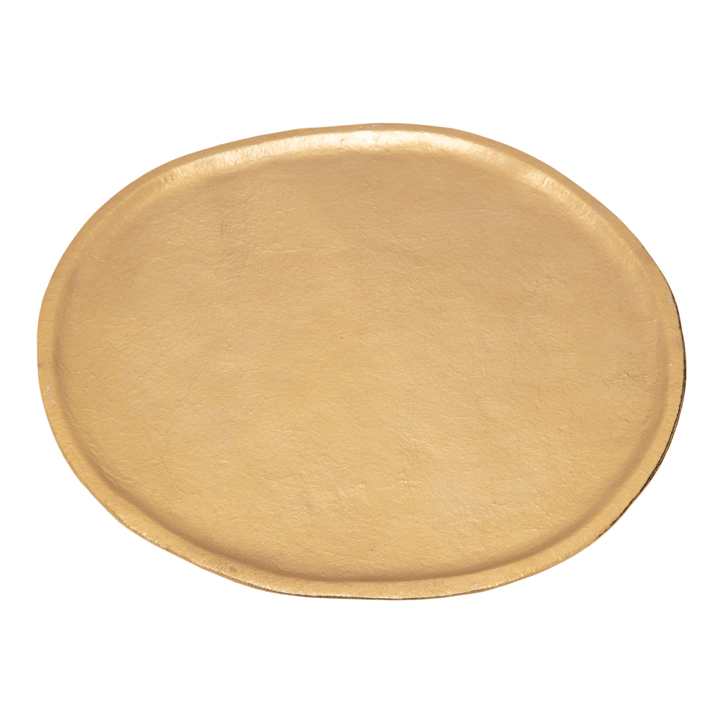 Dekoratívný hliníkový podnos 27 x 30,5 cm