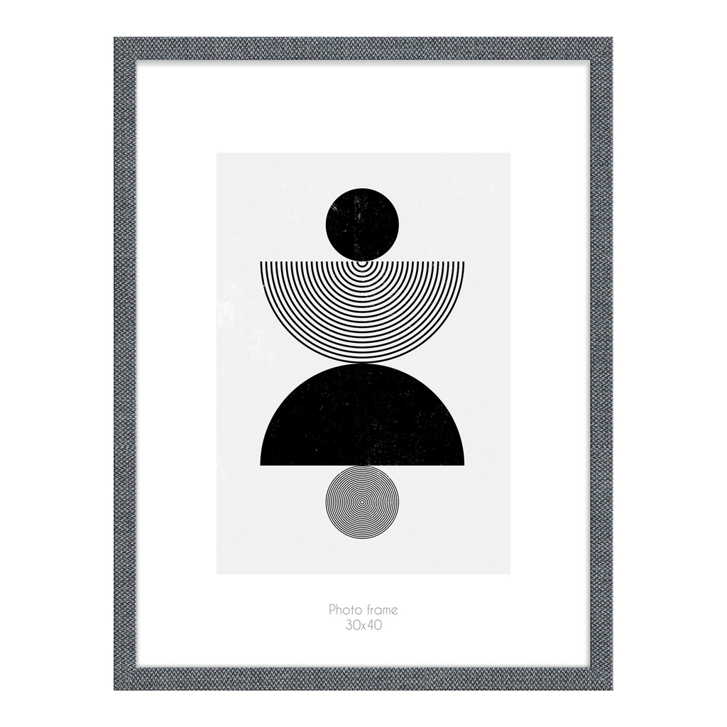 Rámik na fotografiu 30 x 40 sivý KYOTO