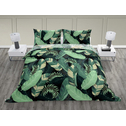 Bavlnená súprava posteľnej bielizne so vzorom listov banánovníka NEW TRENDY 220 x 200 cm