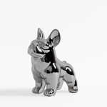 Dekoratívna strieborná figúrka PES 20 cm