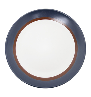 Obedový tanier bielo-modrý MARINE 26,8 cm