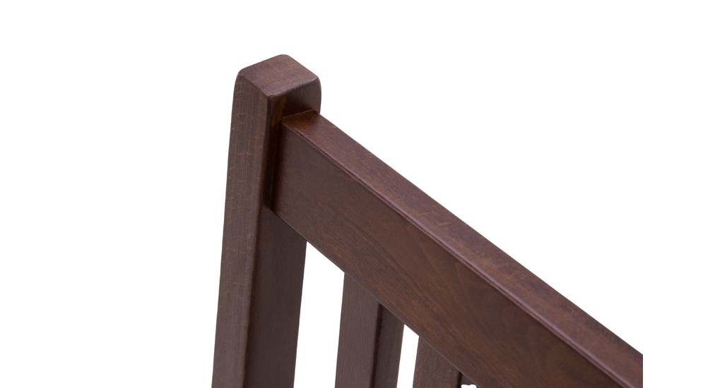 Stolička z bukového dreva ONTIKA I, orechová