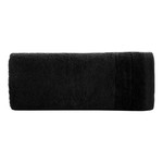 Bavlnený uterák čierny DAMLA 30x50 cm