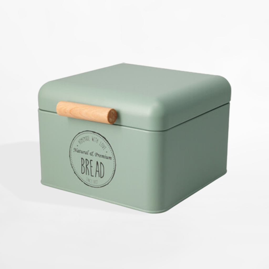 Kovový chlebník 22x20x14 cm MIX