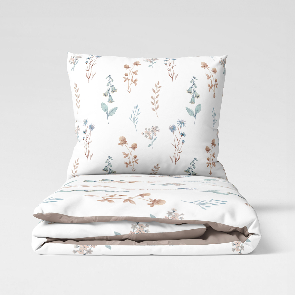 Bavlnená kvetinová posteľná bielizeň COTTAGE HOME 160x200 cm