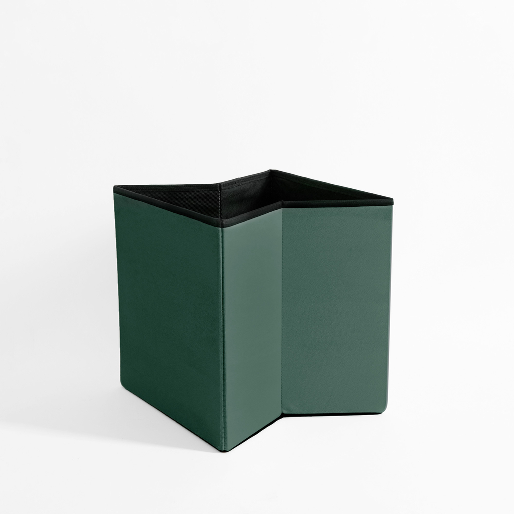 Skladacia taburetka zelená 38x37,5 cm