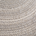 Okrúhly boho koberec GINO sivý 120 cm