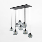Závesné svietidlo v grafitovej farbe CUBUS 8