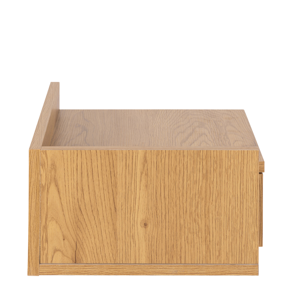 Závesný nočný stolík KASPIAN so zásuvkou divoký dub