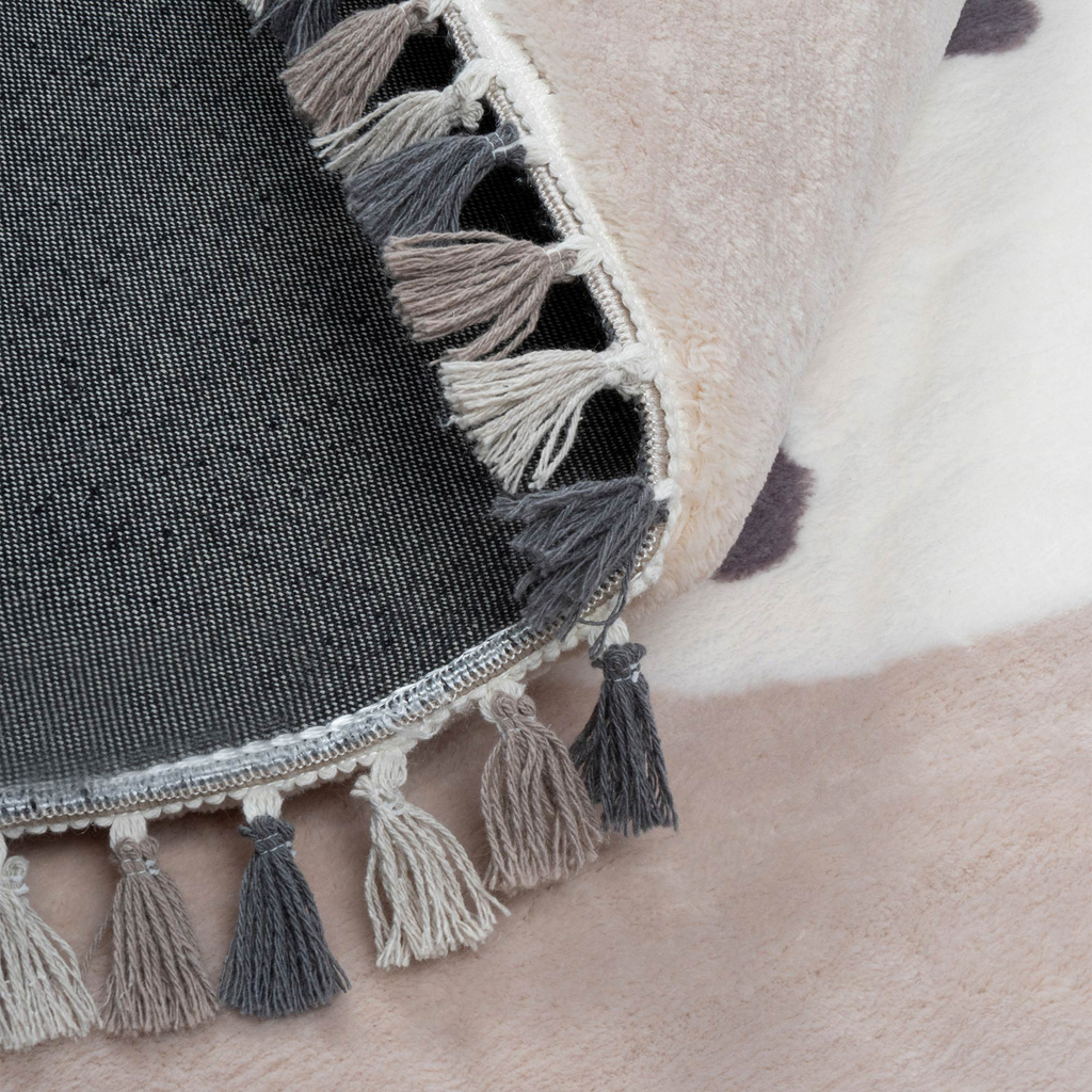 Okrúhly koberec s bodkami MUUM 120 cm